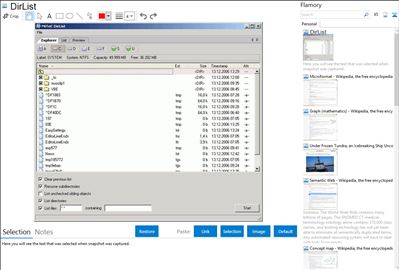 DirList - Flamory bookmarks and screenshots