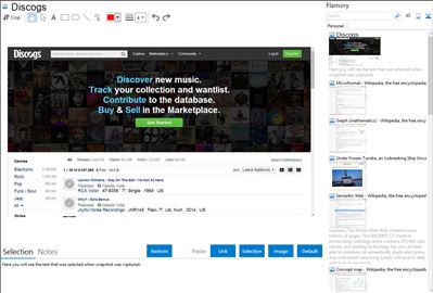 Discogs - Flamory bookmarks and screenshots