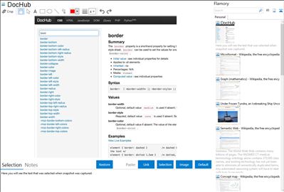 DocHub - Flamory bookmarks and screenshots