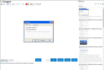 Dorgem - Flamory bookmarks and screenshots