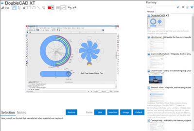 DoubleCAD XT - Flamory bookmarks and screenshots