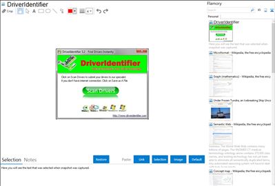 DriverIdentifier - Flamory bookmarks and screenshots