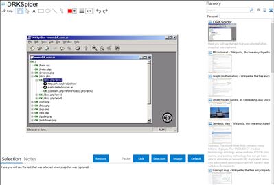 DRKSpider - Flamory bookmarks and screenshots