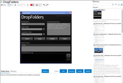DropFolders - Flamory bookmarks and screenshots