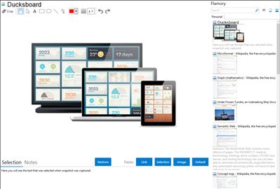 Ducksboard - Flamory bookmarks and screenshots