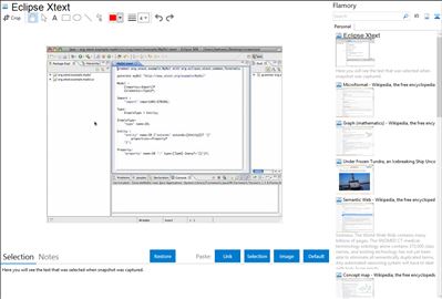 Eclipse Xtext - Flamory bookmarks and screenshots