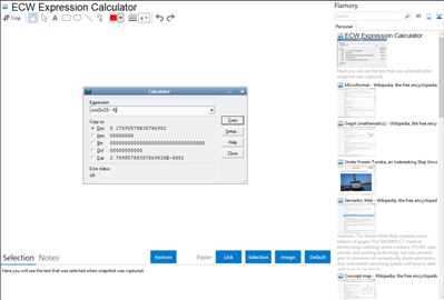 ECW Expression Calculator - Flamory bookmarks and screenshots