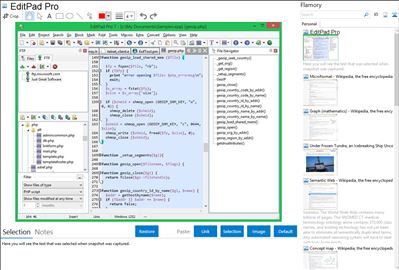 EditPad Pro - Flamory bookmarks and screenshots