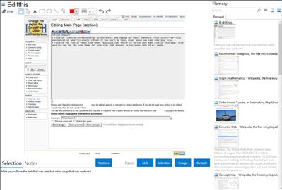 Editthis - Flamory bookmarks and screenshots