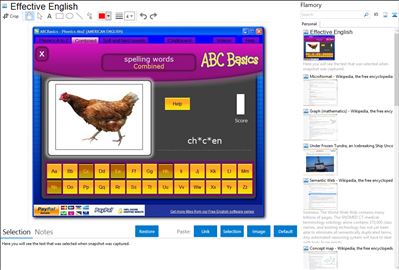 Effective English - Flamory bookmarks and screenshots