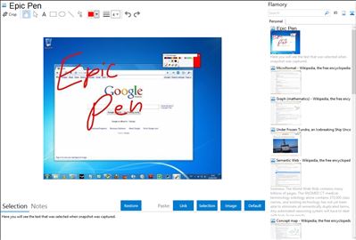 Epic Pen - Flamory bookmarks and screenshots