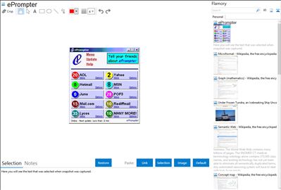 ePrompter  - Flamory bookmarks and screenshots