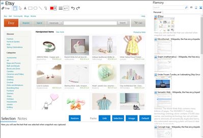 Etsy - Flamory bookmarks and screenshots
