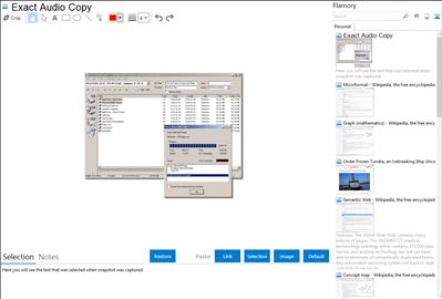 Exact Audio Copy - Flamory bookmarks and screenshots