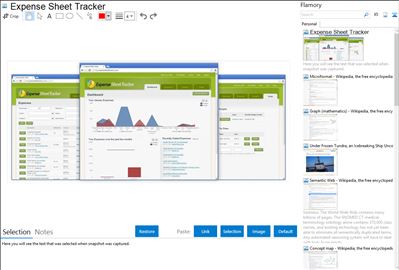 Expense Sheet Tracker - Flamory bookmarks and screenshots