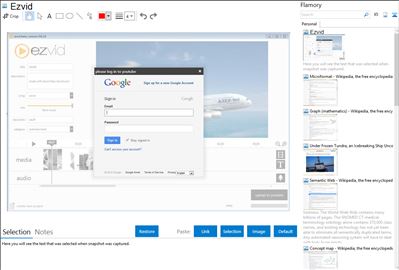 Ezvid - Flamory bookmarks and screenshots