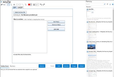 ezyZip - Flamory bookmarks and screenshots