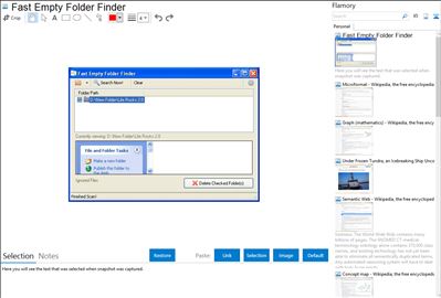 Fast Empty Folder Finder - Flamory bookmarks and screenshots