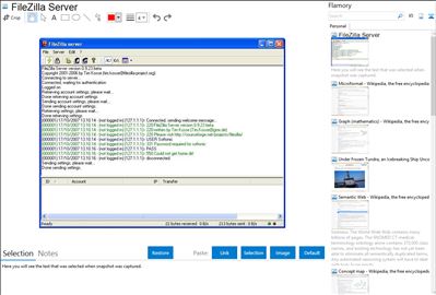 FileZilla Server - Flamory bookmarks and screenshots