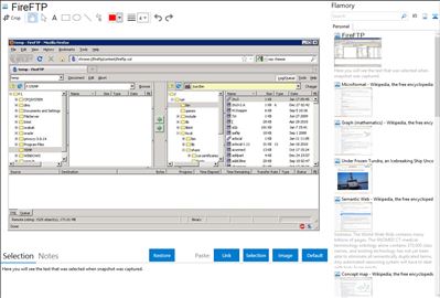 FireFTP - Flamory bookmarks and screenshots