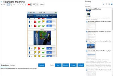 Flashcard Machine - Flamory bookmarks and screenshots