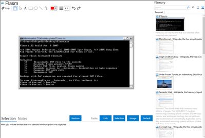 Flasm - Flamory bookmarks and screenshots