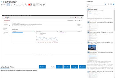 Flowkeeper - Flamory bookmarks and screenshots