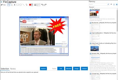 FlvCapture - Flamory bookmarks and screenshots