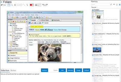 Foliaro - Flamory bookmarks and screenshots