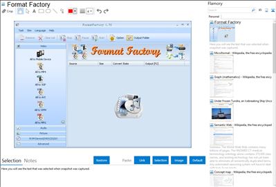 Format Factory - Flamory bookmarks and screenshots
