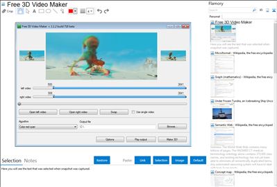 Free 3D Video Maker - Flamory bookmarks and screenshots