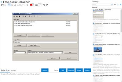 Free Audio Converter - Flamory bookmarks and screenshots