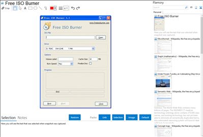 Free ISO Burner - Flamory bookmarks and screenshots