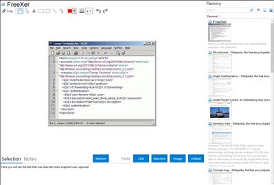FreeXer - Flamory bookmarks and screenshots