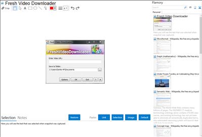 Fresh Video Downloader - Flamory bookmarks and screenshots