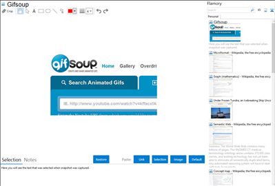Gifsoup - Flamory bookmarks and screenshots