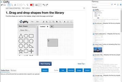 Gliffy - Flamory bookmarks and screenshots