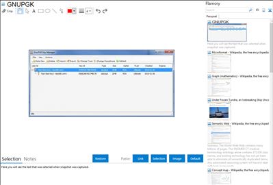 GNUPGK - Flamory bookmarks and screenshots