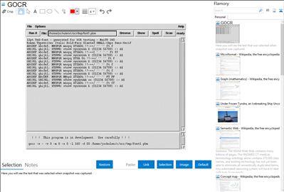 GOCR - Flamory bookmarks and screenshots