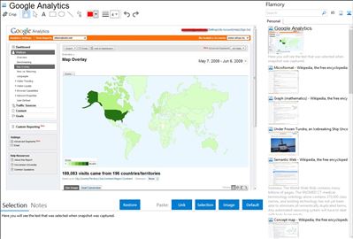 Google Analytics - Flamory bookmarks and screenshots