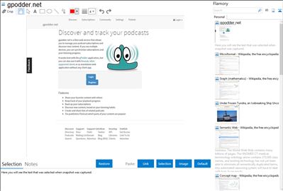 gpodder.net - Flamory bookmarks and screenshots