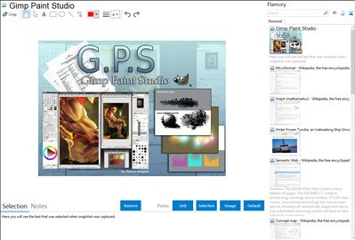 Gimp Paint Studio - Flamory bookmarks and screenshots