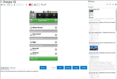 Grocery iQ - Flamory bookmarks and screenshots