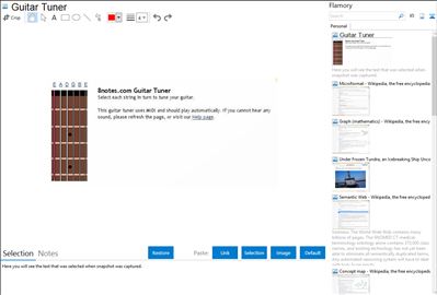 Guitar Tuner - Flamory bookmarks and screenshots