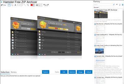 Hamster Free ZIP Archiver - Flamory bookmarks and screenshots