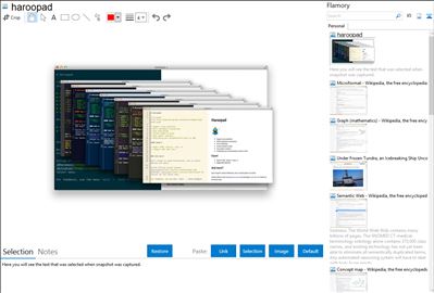 haroopad - Flamory bookmarks and screenshots