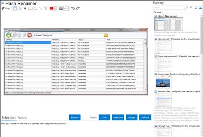 Hash Renamer - Flamory bookmarks and screenshots