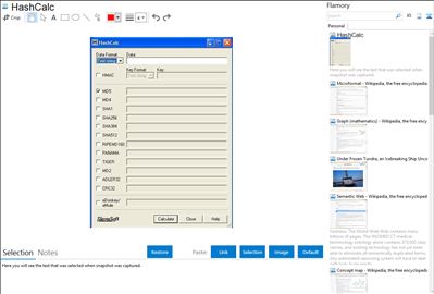 HashCalc - Flamory bookmarks and screenshots