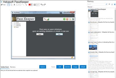 Hekasoft PassKeeper - Flamory bookmarks and screenshots