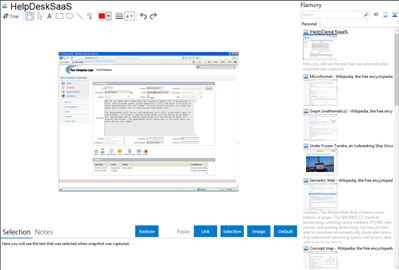 HelpDeskSaaS - Flamory bookmarks and screenshots